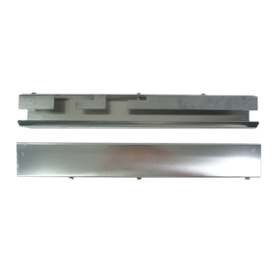 Chrome Shop Mafia SS Front Air Cleaner Blank Panels, 3 Bolts On Top For Peterbilt 589 - Peterbilt Peterbilt 589