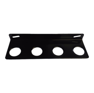 Hunter Works Powder Coated Steel 4 Bay Power Drill Organizer Bracket