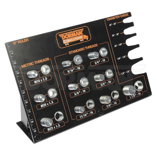 Thread Checker Tool - Accurate Thread Measurement for Various Sizes