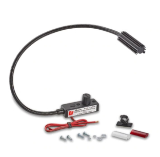 Littlite 18 Inch Halogen Gooseneck Task Light with Vertical Mount