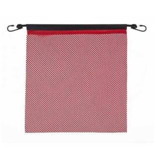 18x18 Safety Flag with Bungee Cord - High Visibility, Fray Resistant, DOT Compliant, Red/Orange