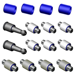 Kenworth Airglide 100 Rebuild Bushing Kit - Fits Airglide 100, High-Quality Replacement