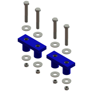 Kenworth High Temp Motor Mount Kit - Durable, Reliable Fit for Kenworth Engines