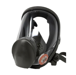 Full Face Respirator Mask - High Protection, Comfortable Fit, Clear Vision, Durable Material, Ideal for Industrial Use
