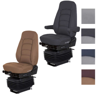 Wide Ride II LoPro Bellows Hi-Back Ultra Leather Seat with Serta