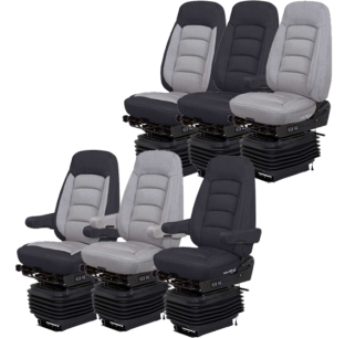 Wide Ride II Mid-Back Titan Cloth Seat with Serta Cool Action Gel Memory Foam
