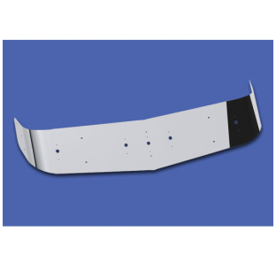 Freightliner Coronado 2010+ 17 Inch Extended Sunvisor - Durable and Stylish Upgrade