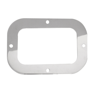 Stainless Steel Security Ring for Large Rectangular Light - Durable and Secure Fit