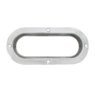Durable Stainless Steel Flange Mount Rim - Easy to Clean and Install