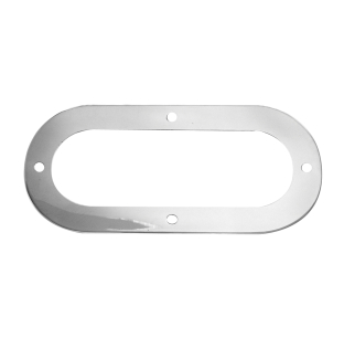 Stainless Steel Security Ring for Large Oval Light - Durable and Secure Fit
