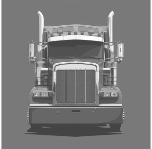 Kenworth T400, T450, T600, T800, W900 Tan ZenEclipse Door Window Cover Set