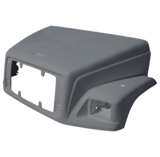 "TPHD 46.5" Centerline Fiberglass Hood Shell for Freightliner FL60/FL70/FL80, 106 BBC, Made in USA"