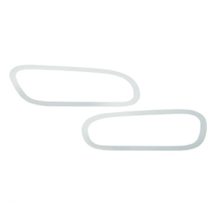 Stainless Steel Door Handle Trim for Peterbilt 567/579 Trucks - 430 Stainless, Easy Install, 6-Month Warranty