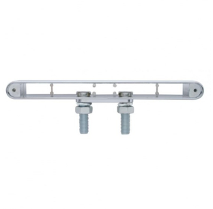 Chrome Plastic Double Face Light Bar Housing for 9 Inch Light Bar - Fits Most Truck Models - United Pacific 6 Month Warranty
